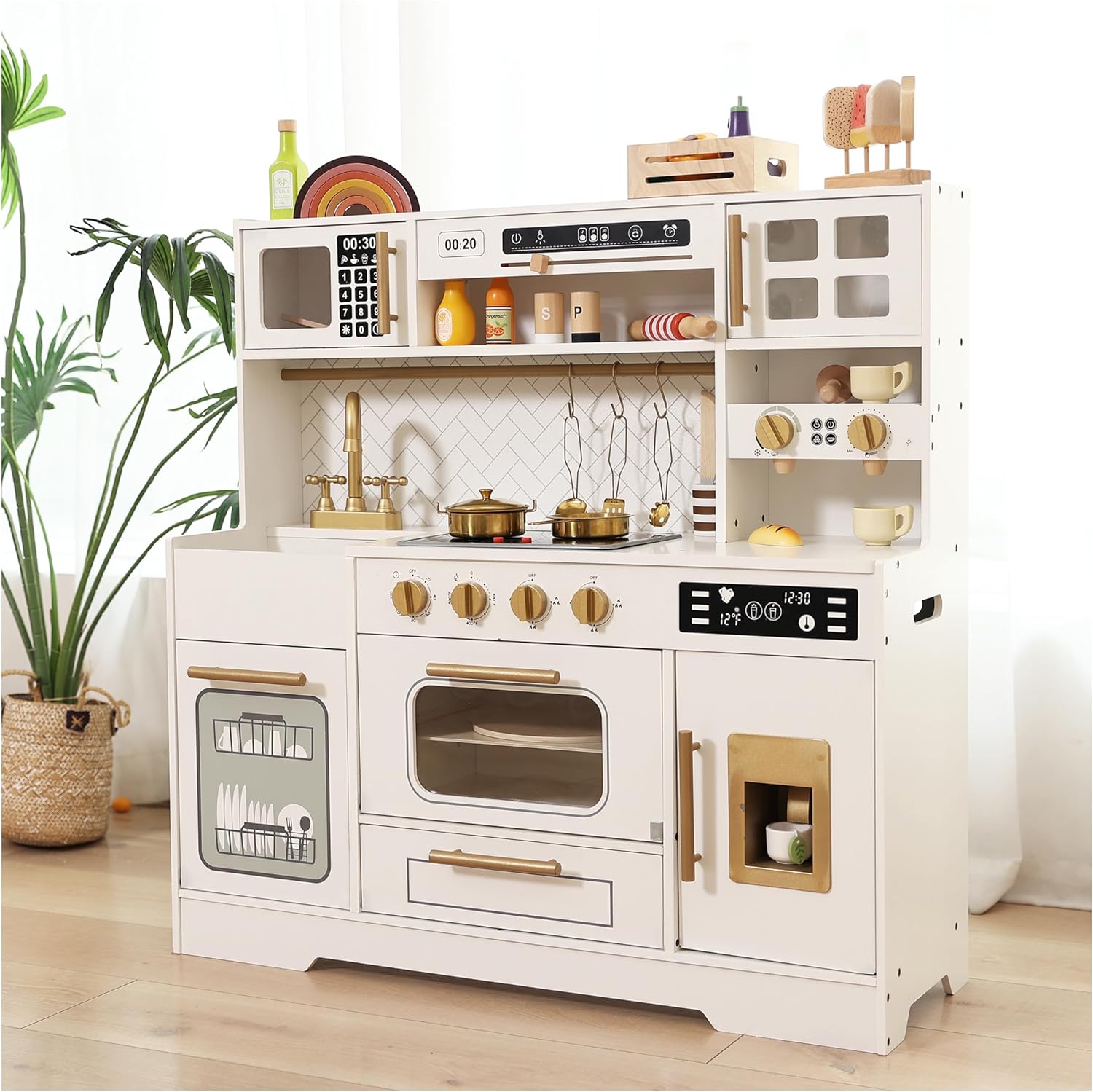 Bpmfkid® Trendy Wooden Play Kitchen